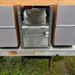 No.20パナソニック　CD MD コンポ　SA-PM77MD CD MD カセット　ラジオ　聞けました の画像