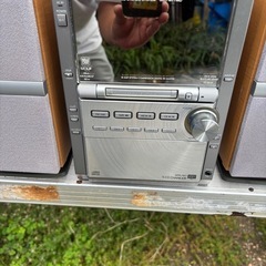 No.20パナソニック　CD MD コンポ　SA-PM77MD CD MD カセット　ラジオ　聞けました の画像