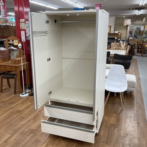 S155⭐ NITORI ニトリ ワードローブ クローゼット トラウト80 幅79.8cm