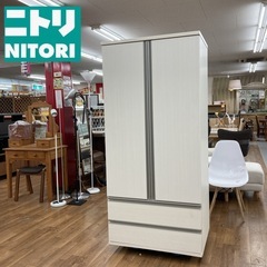S155⭐ NITORI ニトリ ワードローブ クローゼット トラウト80 幅79.8cm