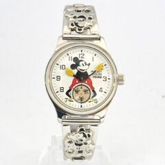 ジャンク テスター反応あり 社外部品有 PEDRE MICKEY MOUSE WRIST WATCH 復刻 クオーツ式腕時計 2針 スモセコ 元箱など付属 札幌市 清田区 平岡の画像