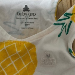 baby gap、パイナップルワンピース、80の画像