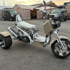三輪　トライク　バギー　ズーマー？　普通免許　公道走行可　ノーヘル 三輪トライクバギーズーマー？普通免許公道走行可ノーヘル (マリー