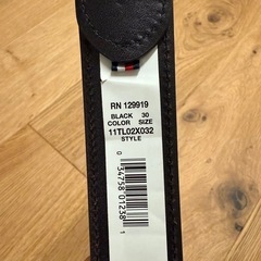 ベルト　TOMMY HILFIGERの画像