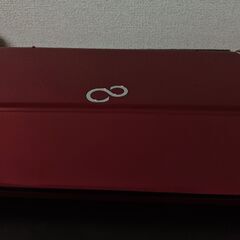 美品富士通赤　高速SSD搭載　 CD/DVD/読み書き　薄型スリム軽量モデル　大画面15.6インチ　カメラ内蔵　テンキー内臓　USB3.0 Wifi対応の画像