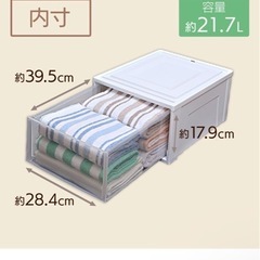 美品・アイリス・衣装ケース３個の画像
