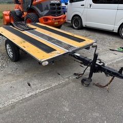 ソレックス　ダンプ式軽トレーラー　車検付き！