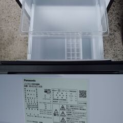 ★熊本市一部送料無料★パナソニック インターバー搭載2ドア冷凍冷蔵庫 156L NR-B16C1-K マットブラック 24年製の画像