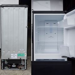 ★熊本市一部送料無料★パナソニック インターバー搭載2ドア冷凍冷蔵庫 156L NR-B16C1-K マットブラック 24年製の画像