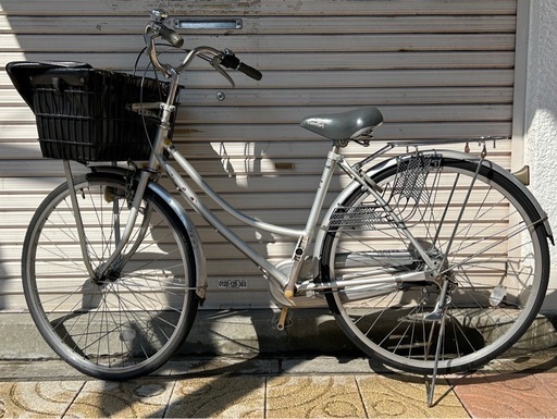 SWEET LIB 27インチ 3段変速 自転車　カゴ付き自転車