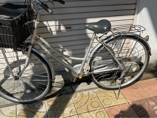 SWEET LIB 27インチ 3段変速 自転車　カゴ付き自転車

