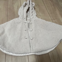 コムサイズム、リバーシブルポンチョ、60〜80の画像