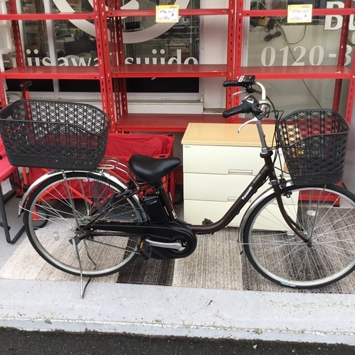 Panasonic パナソニック 電動アシスト自転車 26型 ビビ・SX BE-ELSX633T2 チェスナットブラウン エキスパート藤沢辻堂