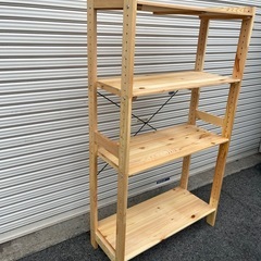 木製ラック 収納棚の画像