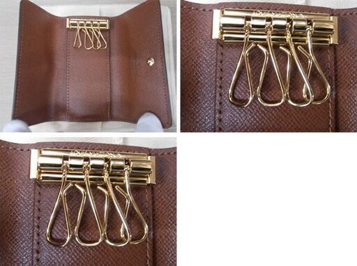 美品 ルイ・ヴィトン キーケース ミュルティクレ4 M69517 モノグラム・キャンバス ブラウン Louis Vuitton 苫小牧西店