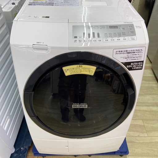 日立 10.0kgドラム式洗濯機【リサイクルフカツ岡崎倉庫店】250920SM-2