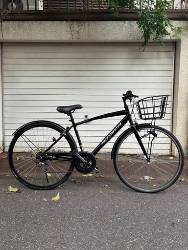 クロスバイク自転車フェルマータ 27インチ 6段変速オートライト