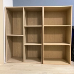 収納家具　棚　木製の画像
