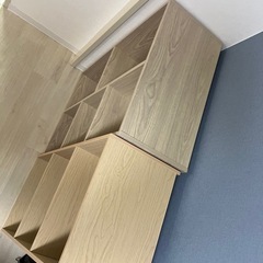 収納家具　棚　木製の画像