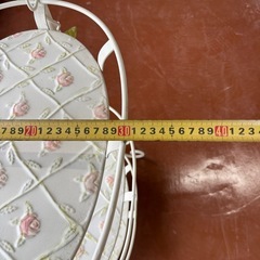 美品！❗️花柄　棚シェルフの画像