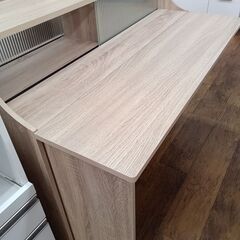 ★リユースのサカイ水戸店★キッチンカウンターH93×D45～75×W121クリーニング済みMT5512の画像