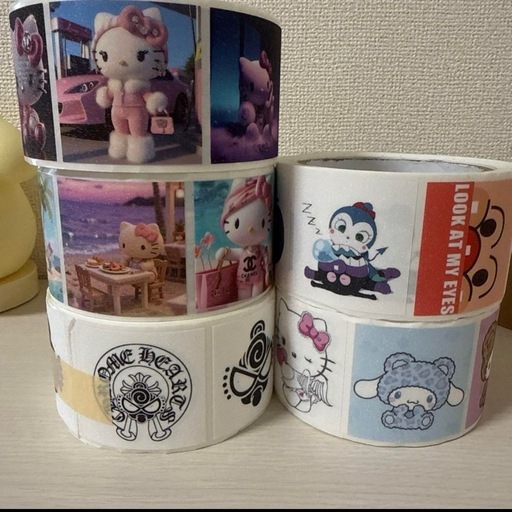 ロールシール グリッター