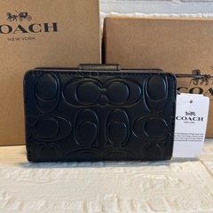 COACH 二つ折り財布 新品の画像