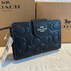 COACH 二つ折り財布 新品の画像