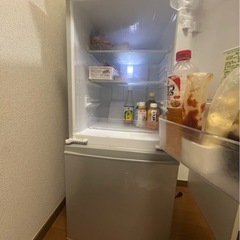 シャープ冷蔵庫(２段)の画像