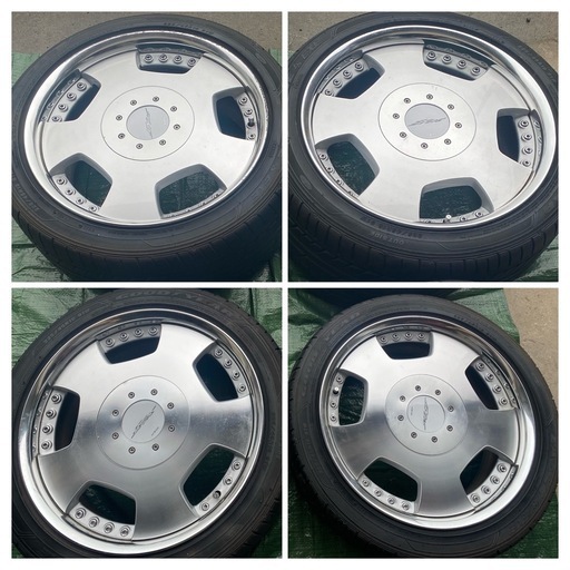 着払いでの発送可　ワーク　ユーロライン　18インチ　タイヤ 225/46R/18