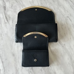 See by Chloe ブラックレザー 財布&名刺入れ2点セットの画像