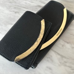 See by Chloe ブラックレザー 財布&名刺入れ2点セットの画像