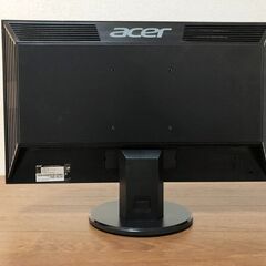 Acer 22インチLEDワイドモニタV223HQL VGAケーブル・電源ケーブル・AUXケーブル付き エイサー液晶モニター　動作確認済みの画像
