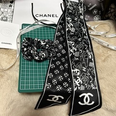 Chanelノベルティ、シュシュリボン付きの画像