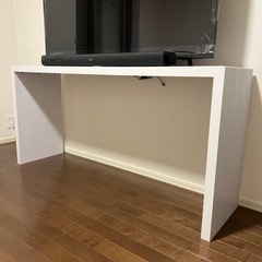 シンプルデスク DT-1004R ビサージュ ネオ Visage Neo ホワイト ナチュラル ブラウン グレー ブラック 150cm×40cm カウンターデスク 机 テーブル 宮武製作所の画像