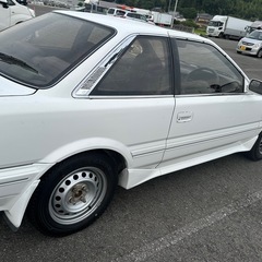 カローラ・レビン６万走りました車検なし新品タイヤ年式はS62年の画像