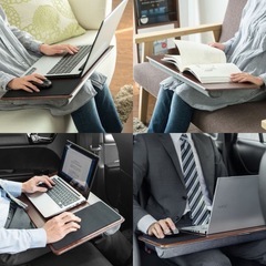 膝上テーブル　マウスパッド付き　ノートパソコンや読書などに　　の画像