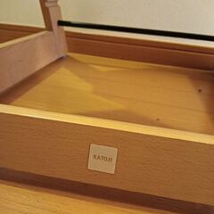 カトージ木製ハイチェアの画像