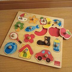 赤ちゃん用パズル（知育玩具）の画像