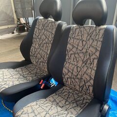 パジェロミニ H56A 純正シート✨運転席＆助手席セットの画像