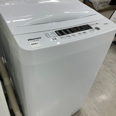 安心の1年間保証付き！Hisense全自動洗濯機2022年製4.5kg【トレファク堺福田店】の画像
