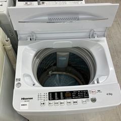 安心の1年間保証付き！Hisense全自動洗濯機2022年製4.5kg【トレファク堺福田店】の画像