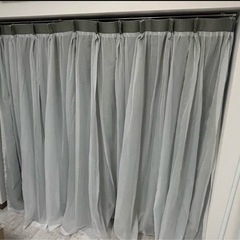 レース一体型カーテンの画像