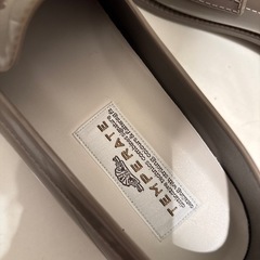 TEMPERATE グレー レインシューズ　37 ローファーの画像