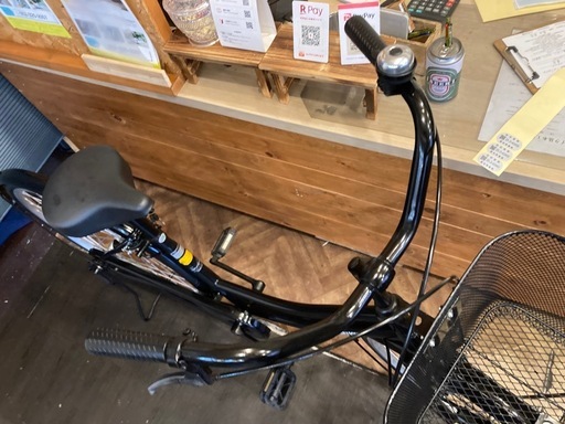 【チェーン新品！】シングルギア　26インチ自転車　ブラック