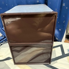 積んで使える収納棚 2個の画像