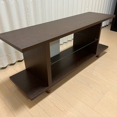 ガラス付き　テレビ台　テレビボードの画像
