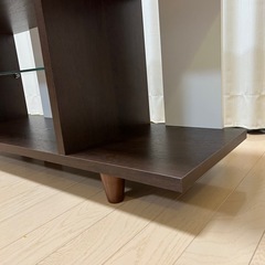 ガラス付き　テレビ台　テレビボードの画像