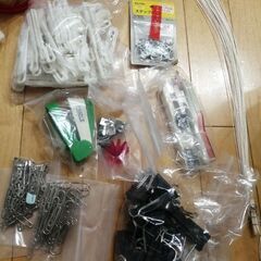 9/20渡し可・あげます　工作用雑貨、布、トートバッグほかの画像