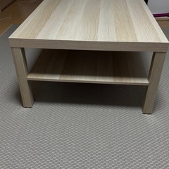 【IKEA】LACK ラック コーヒーテーブル, ホワイトステインオーク調, 118x78 cmの画像